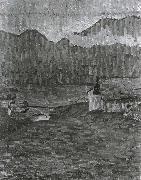Giovanni Giacometti Giorno di pioggia Spain oil painting artist